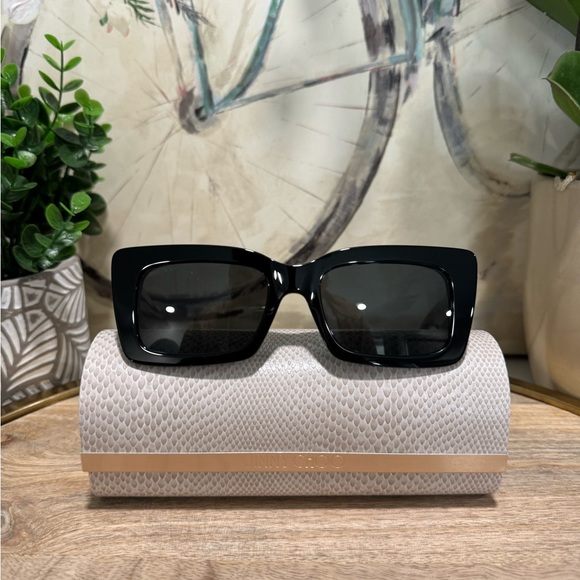 SALE❤️JIMMY CHOO Square monogram sunglasses ✨ - Picture 5 of 15